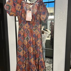 Christy Dawn Brynne Dress petite patchwork XS